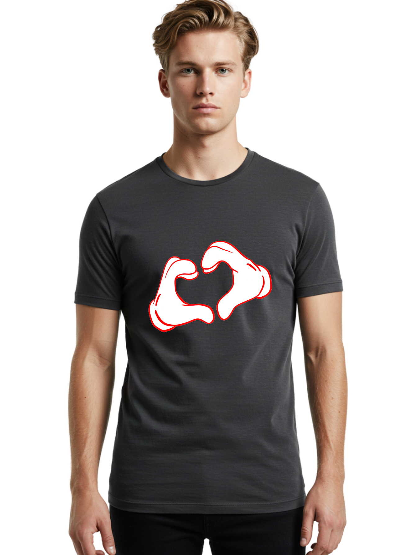 Biceps Men'S Graphic Tee, 100% Cotton, Comfortable Casual Summer Wear, Machine Washable, Flexed Biceps, Strong Muscles, Fitness Motivation, Workout Inspiration, Muscle Tone, Bodybuilding, Strength Training, Athletic Pose -  Aaa012