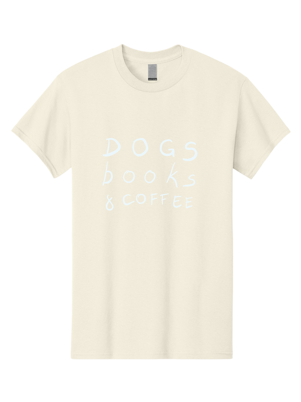 Dogs-Books-Coffee Men'S Graphic Tee, 100% Cotton, Comfortable Casual Summer Wear, Machine Washable, Dog Friendly Cafe, Coffee Shop, Bookstore, Dogs And Coffee, Pet Friendly, Relaxed Atmosphere, Casual Vibe, Coffee Culture -  Aaa025
