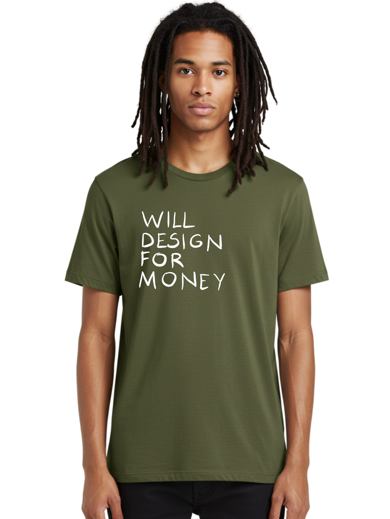 Will-Design-For-Money Men'S Graphic Tee, 100% Cotton, Comfortable Casual Summer Wear, Machine Washable, Graphic Design Services, Freelance Designer, Design For Hire, Money Making Opportunities, Professional Design Solutions, Custom Graphics -  Aaa140