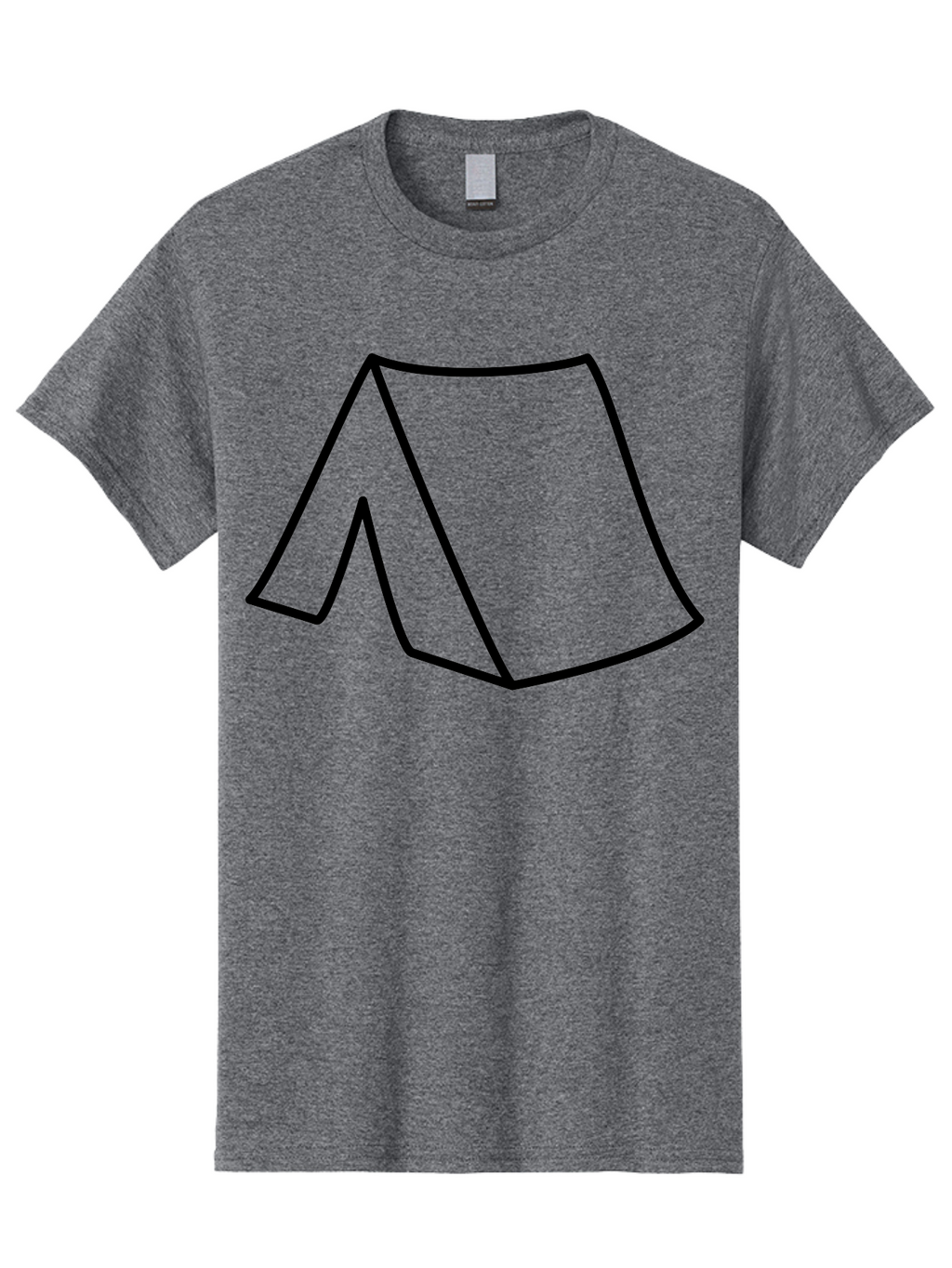 A Men'S Graphic Tee, 100% Cotton, Comfortable Casual Summer Wear, Machine Washable, Simple Line Art, Capital Letter A, Stylized Letter, Minimalist Design, Black Outline, Modern Typography -  Aaa153