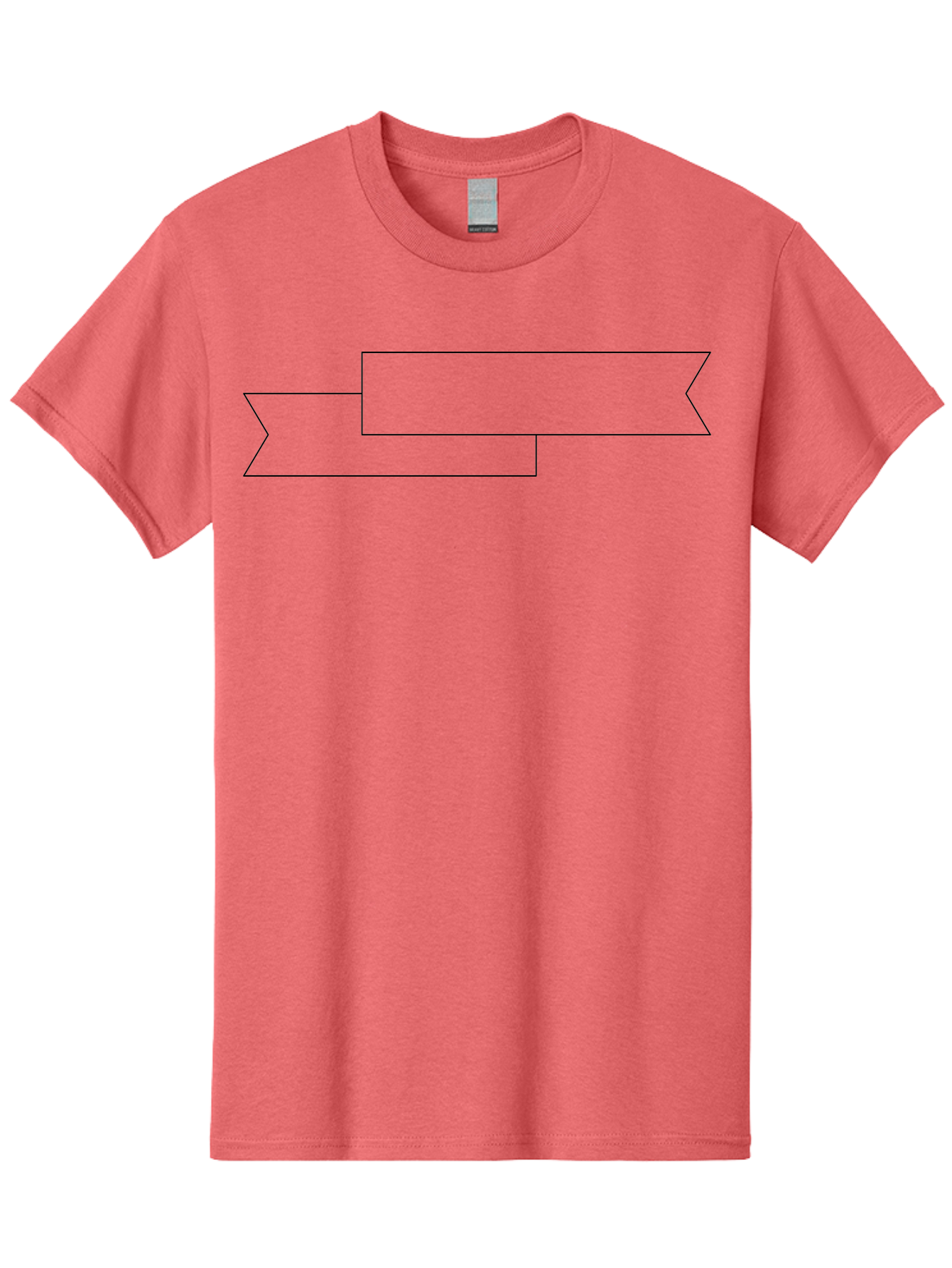 Black-Arrow Men'S Graphic Tee, 100% Cotton, Comfortable Casual Summer Wear, Machine Washable, Double Arrow Banner, Graphic Design Element, Directional Symbol, Navigation Icon, Outline Graphics, Simple Shapes -  Aaa159