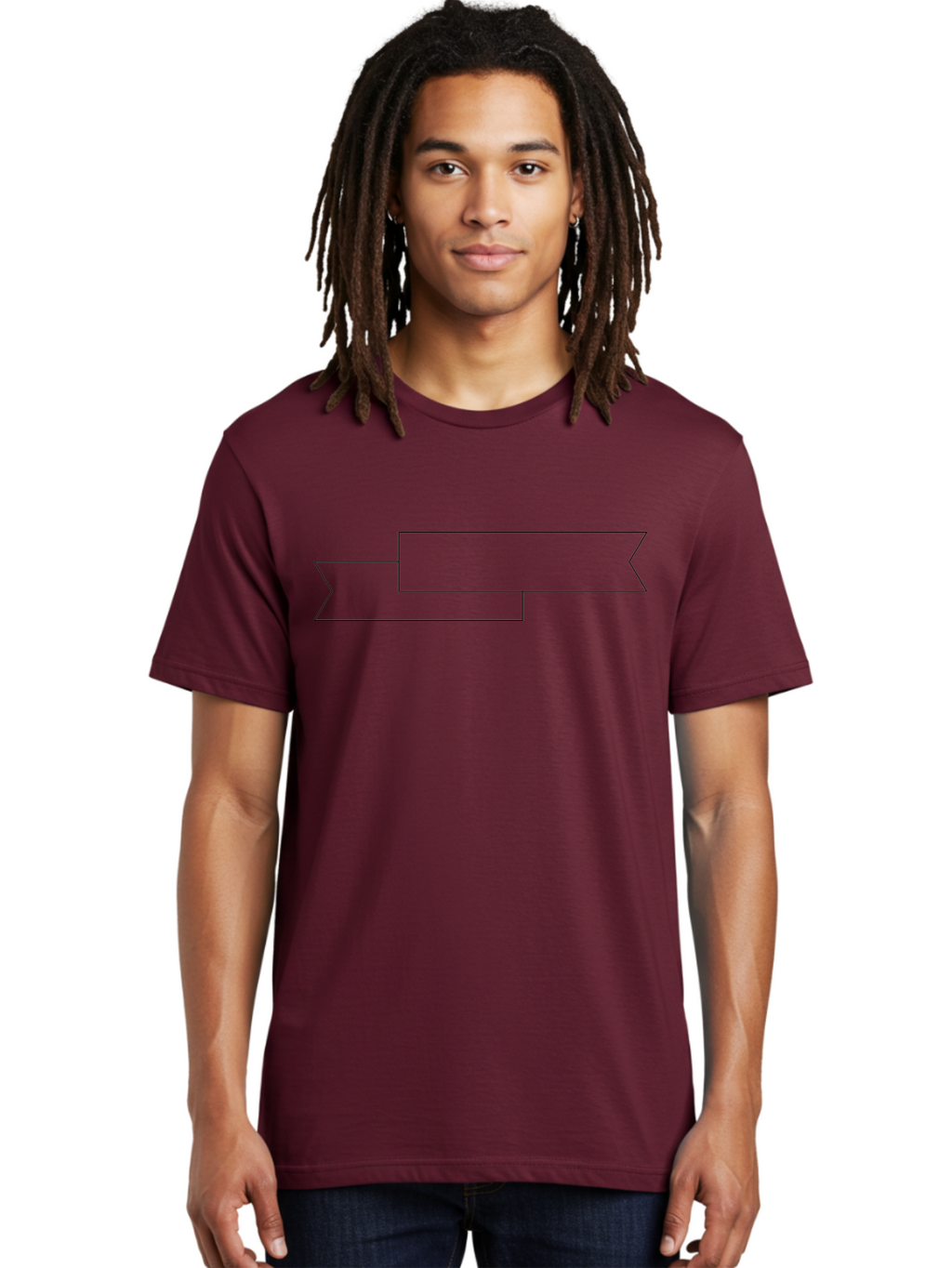 Black-Arrow Men'S Graphic Tee, 100% Cotton, Comfortable Casual Summer Wear, Machine Washable, Double Arrow Banner, Graphic Design Element, Directional Symbol, Navigation Icon, Outline Graphics, Simple Shapes -  Aaa159