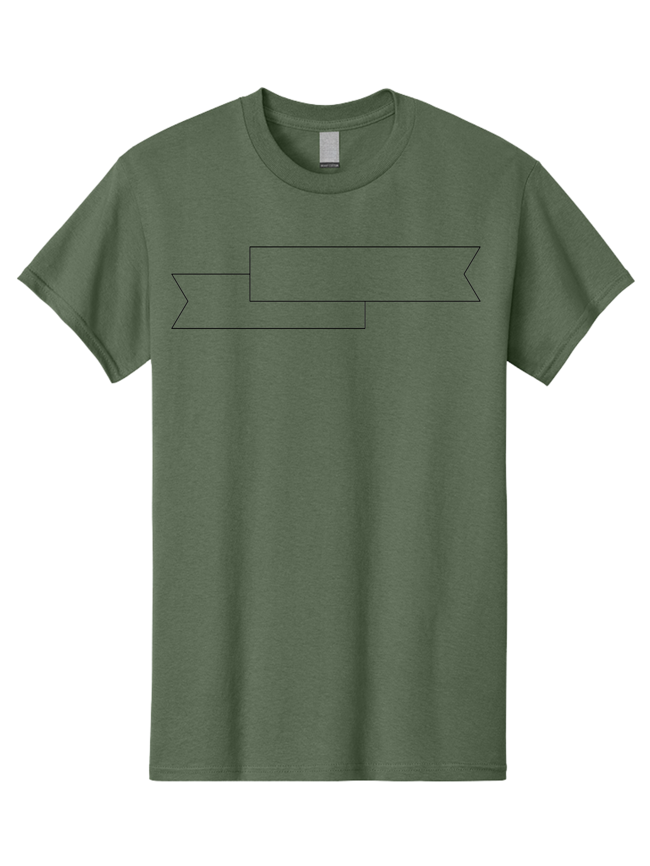 Black-Arrow Men'S Graphic Tee, 100% Cotton, Comfortable Casual Summer Wear, Machine Washable, Double Arrow Banner, Graphic Design Element, Directional Symbol, Navigation Icon, Outline Graphics, Simple Shapes -  Aaa159