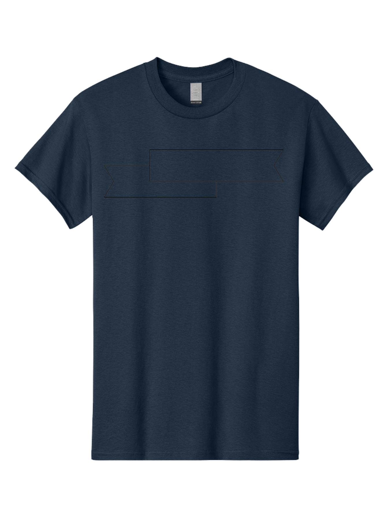 Black-Arrow Men'S Graphic Tee, 100% Cotton, Comfortable Casual Summer Wear, Machine Washable, Double Arrow Banner, Graphic Design Element, Directional Symbol, Navigation Icon, Outline Graphics, Simple Shapes -  Aaa159