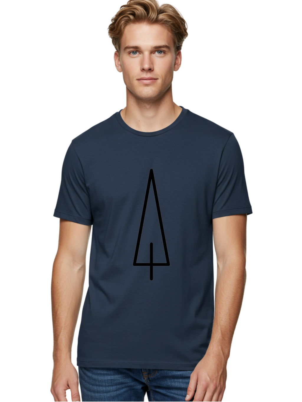 Chaos-Magic-Symbol Men'S Graphic Tee, 100% Cotton, Comfortable Casual Summer Wear, Machine Washable, Occult Symbol, Paganism, Magic, Spiritual Growth, Alchemy, Mysticism, Esoteric Symbol, Spiritual Symbolism, Ancient Mystic -  Aaa169