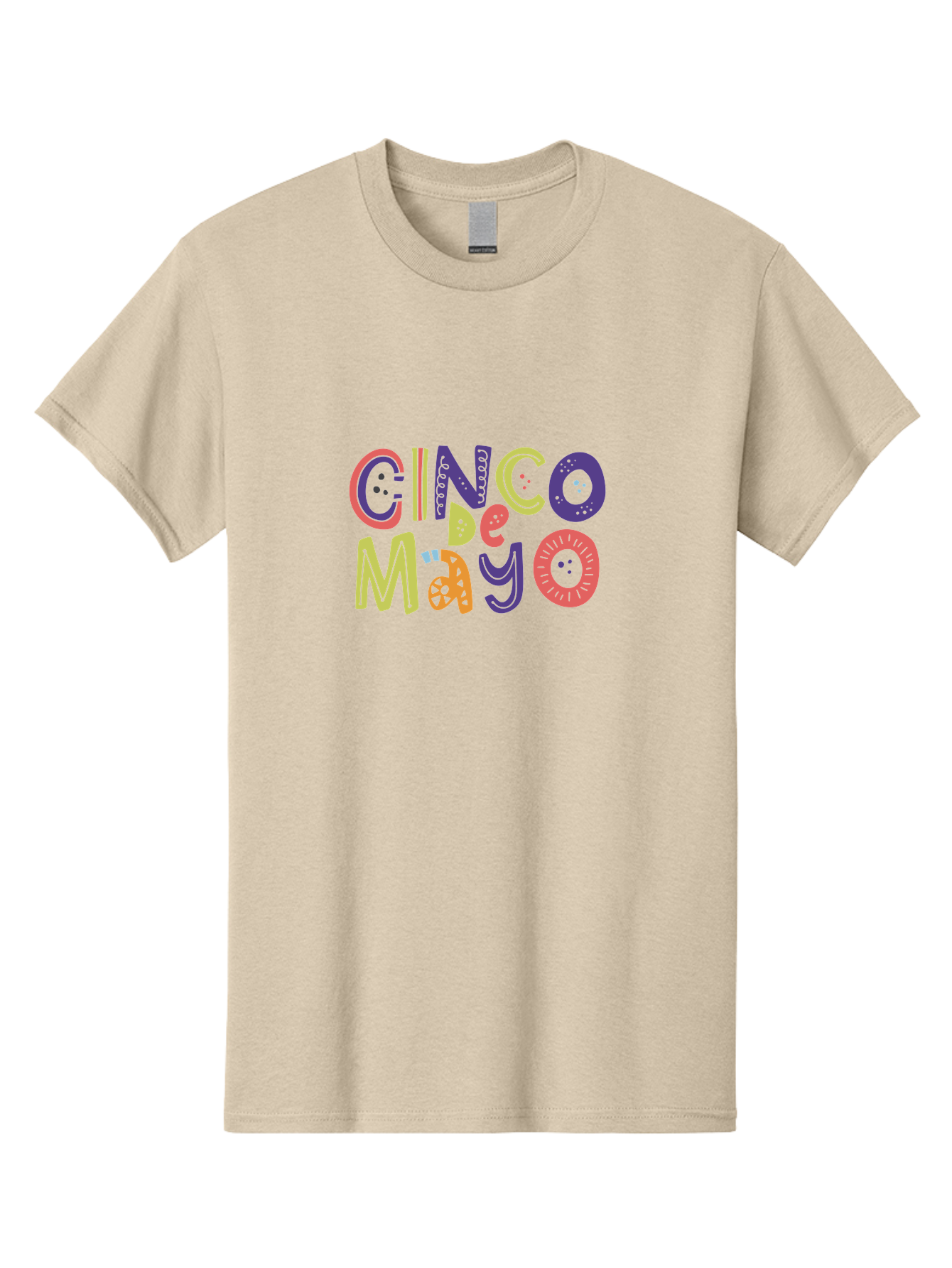 Cinco-De-Mayo-4 Men'S Graphic Tee, 100% Cotton, Comfortable Casual Summer Wear, Machine Washable, Cinco De Mayo Celebration, Mexican Holiday, Festive Typography, Vibrant Colors, Party Decorations, Cultural Heritage, Traditional Mexican, -  Aaa236