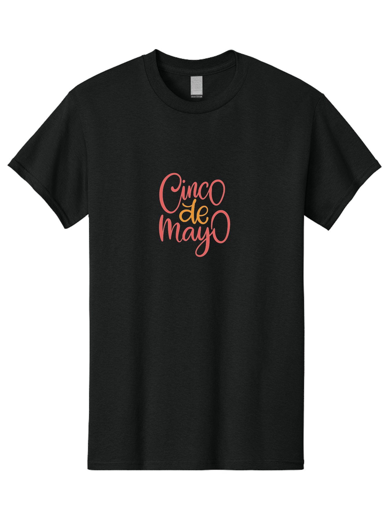 Cinco-De-Mayo-5 Men'S Graphic Tee, 100% Cotton, Comfortable Casual Summer Wear, Machine Washable, Cinco De Mayo, Festive Celebration, Mexican Holiday, Vibrant Pink Text, Cultural Heritage, Party Invitation, Holiday Greeting -  Aaa237