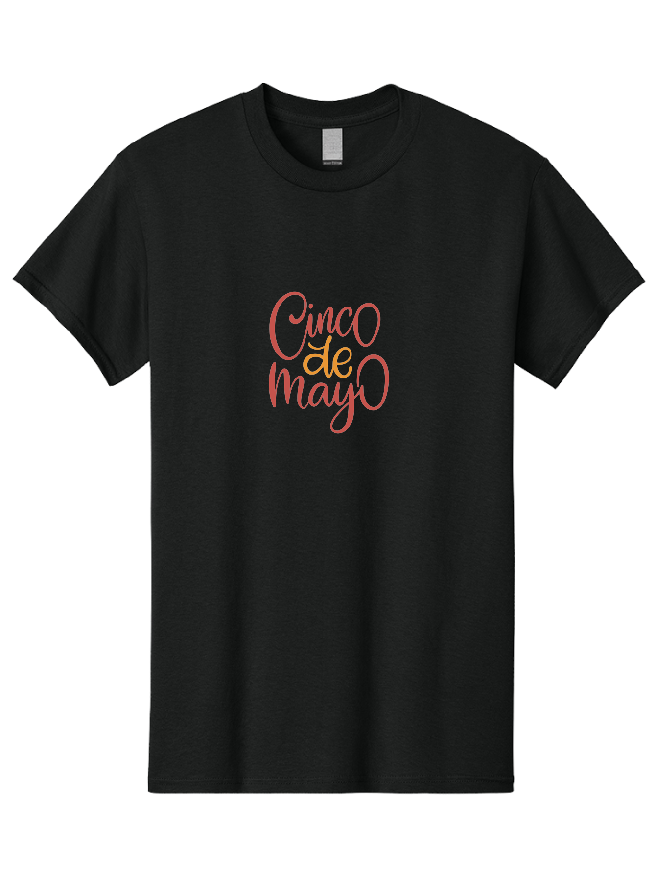 Cinco-De-Mayo-7 Men'S Graphic Tee, 100% Cotton, Comfortable Casual Summer Wear, Machine Washable, Cinco De Mayo, Festive Greeting, Pink Text, Celebration, Mexican Holiday, Cultural Heritage, Party Theme -  Aaa239