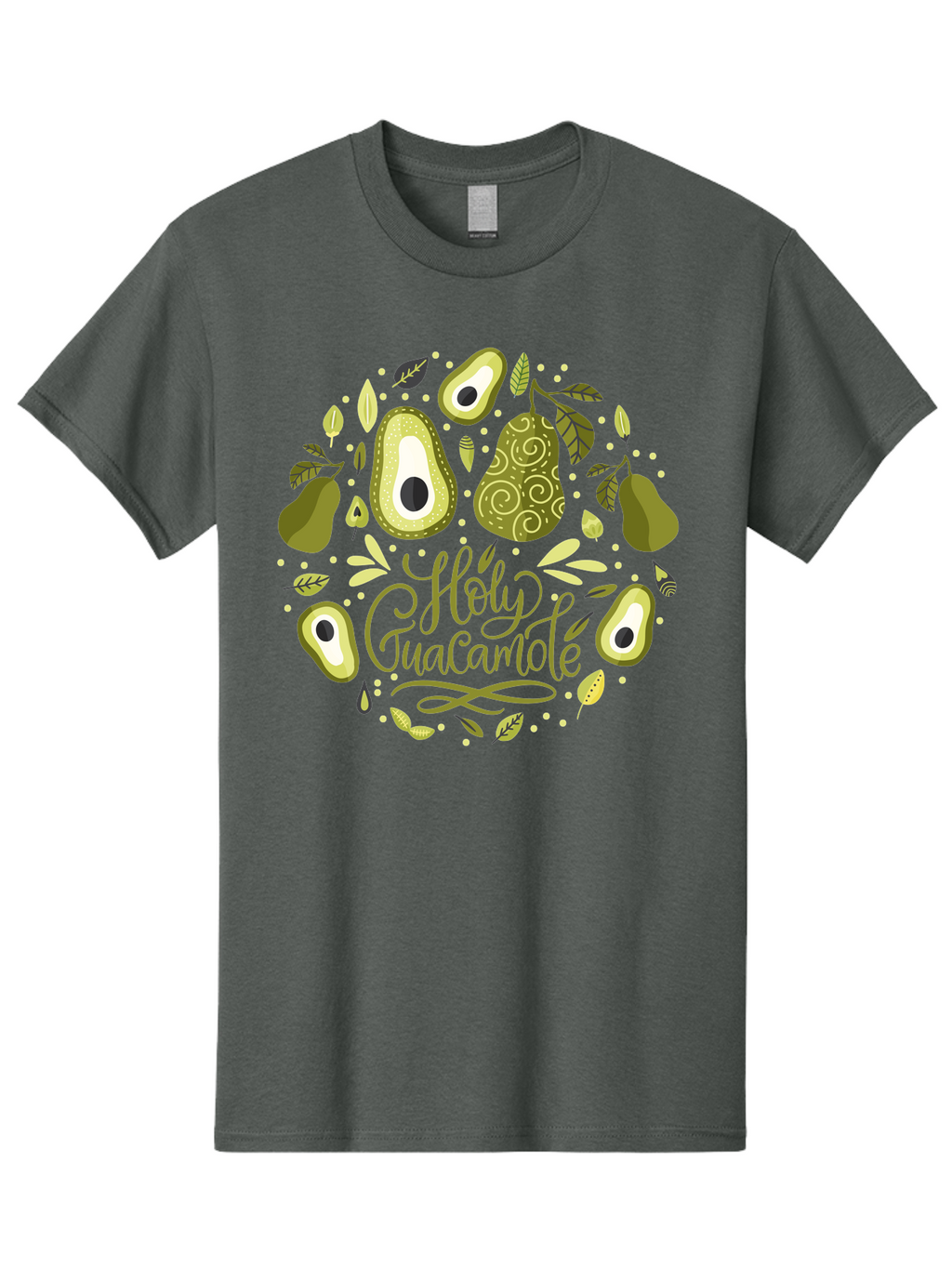 Hello-Avocado Men'S Graphic Tee, 100% Cotton, Comfortable Casual Summer Wear, Machine Washable, Avocado Illustrations, Guacamole Recipe, Healthy Eating, Vegan Lifestyle, Organic Produce, Foodie Culture, Fresh Ingredients, Culinary Delights -  Aaa250