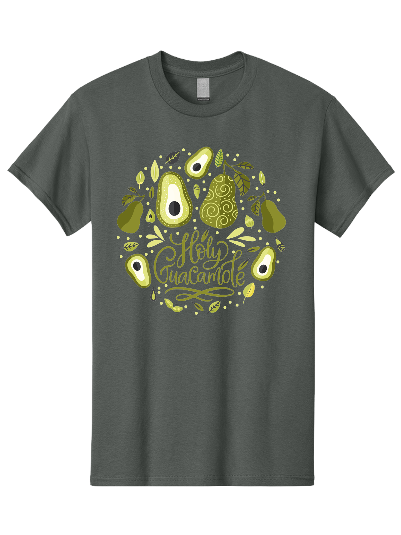 Hello-Avocado Men'S Graphic Tee, 100% Cotton, Comfortable Casual Summer Wear, Machine Washable, Avocado Illustrations, Guacamole Recipe, Healthy Eating, Vegan Lifestyle, Organic Produce, Foodie Culture, Fresh Ingredients, Culinary Delights -  Aaa250