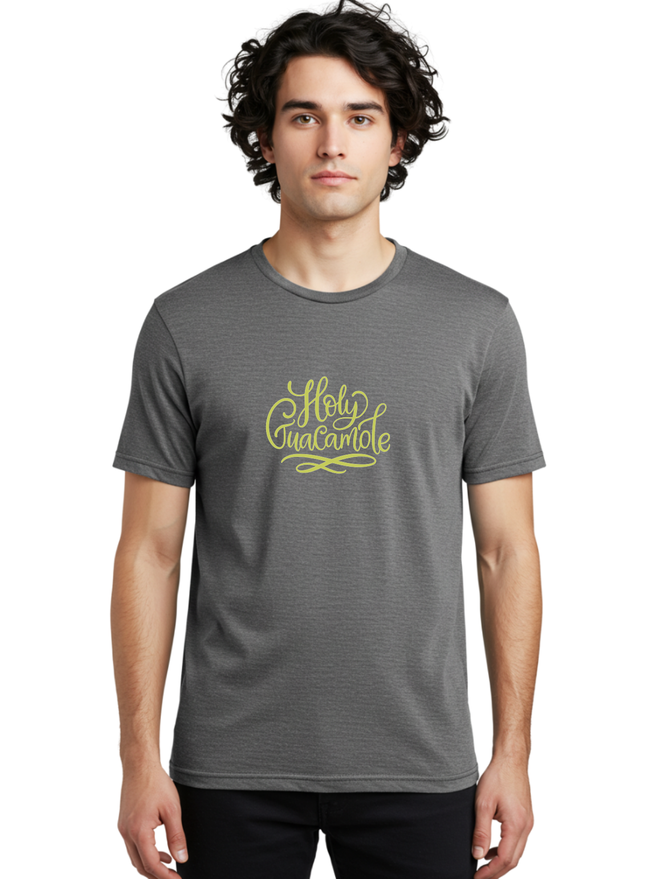 Holy-Guacamole-1 Men'S Graphic Tee, 100% Cotton, Comfortable Casual Summer Wear, Machine Washable, Mexican Cuisine, Guacamole Recipe, Dip Recipe, Delicious Dip, Tasty Guacamole, Holy Guacamole -  Aaa252