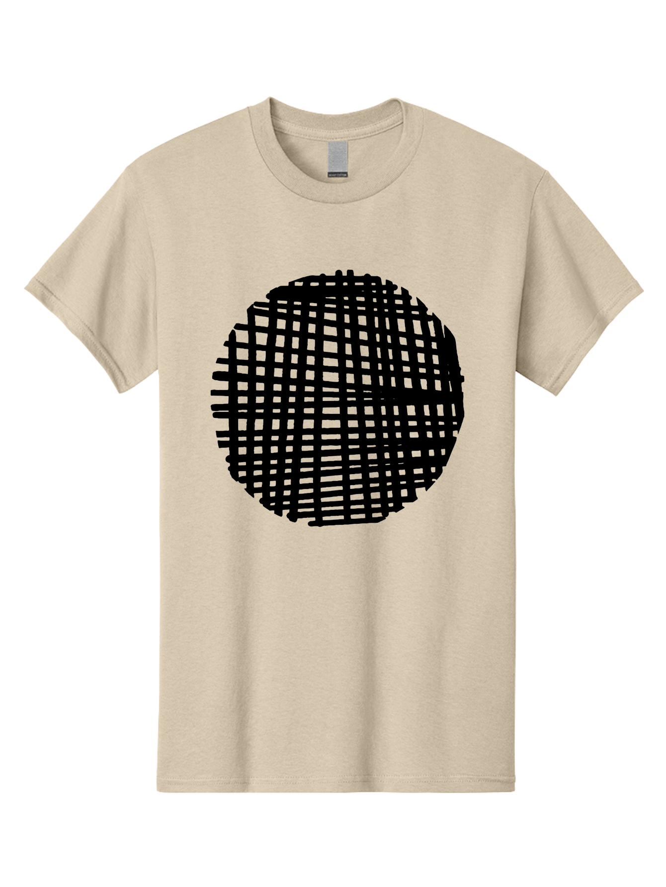 Black-Grid-Circle Men'S Graphic Tee, 100% Cotton, Comfortable Casual Summer Wear, Machine Washable, Disco Ball, Grid Pattern, Abstract Design, Black And Green, Modern Art, Geometric Shape, Spherical Object, Shiny Surface, Party Decoration -  Aaa375