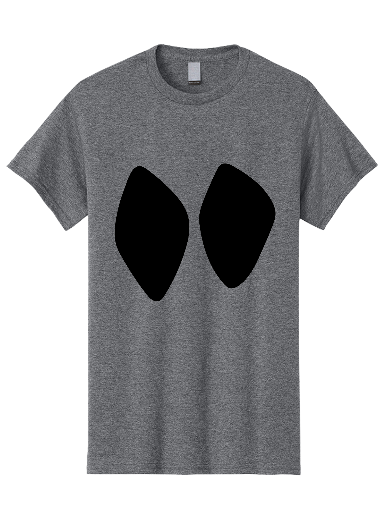 Black-Shapes Men'S Graphic Tee, 100% Cotton, Comfortable Casual Summer Wear, Machine Washable, Guitar Picks, Music Accessories, Black Guitar Picks, Music Equipment, Guitar Gear, Pick Design -  Aaa394