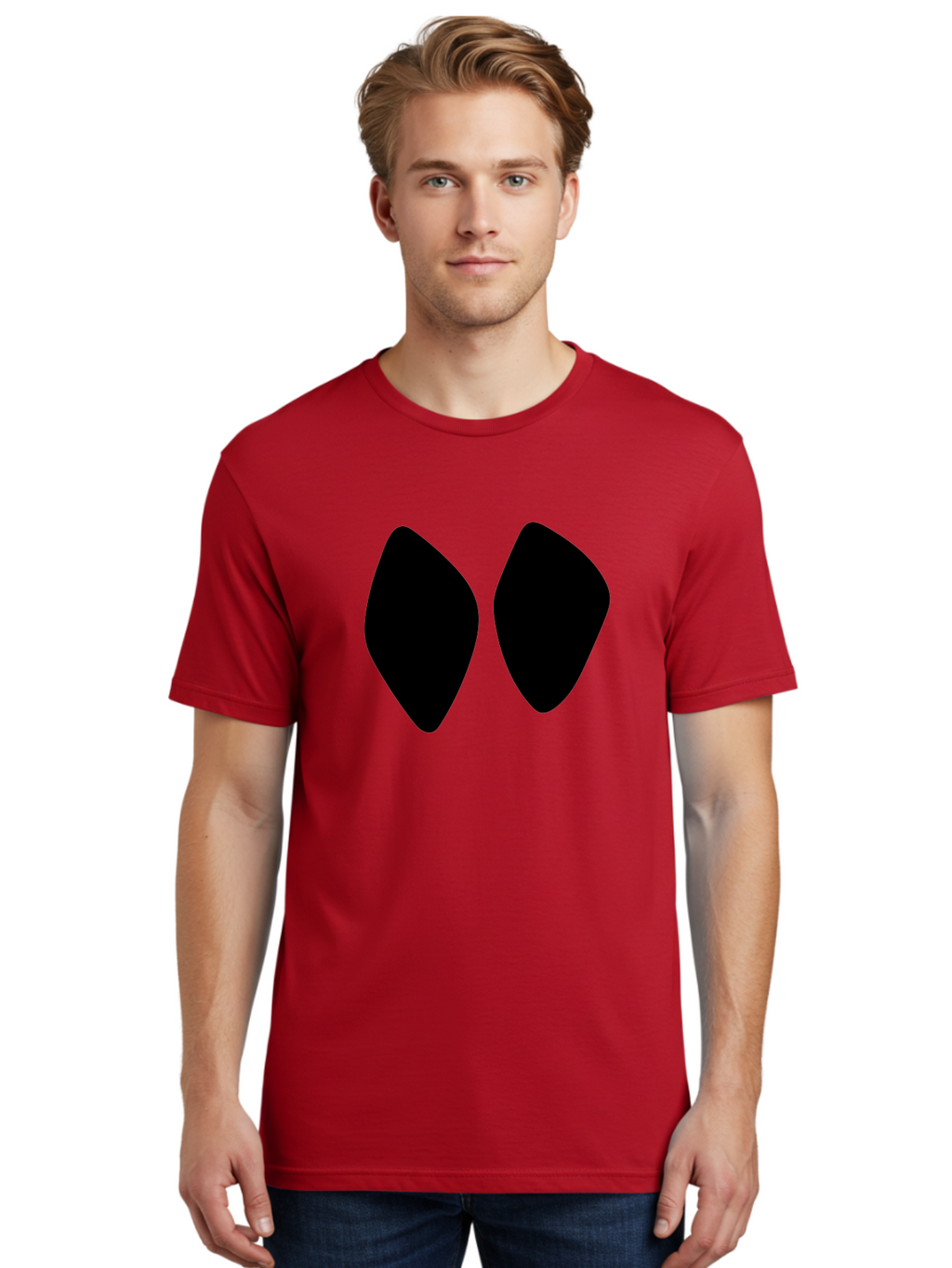 Black-Shapes Men'S Graphic Tee, 100% Cotton, Comfortable Casual Summer Wear, Machine Washable, Guitar Picks, Music Accessories, Black Guitar Picks, Music Equipment, Guitar Gear, Pick Design -  Aaa394