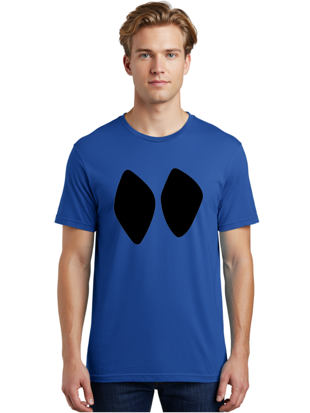 Black-Shapes Men'S Graphic Tee, 100% Cotton, Comfortable Casual Summer Wear, Machine Washable, Guitar Picks, Music Accessories, Black Guitar Picks, Music Equipment, Guitar Gear, Pick Design -  Aaa394