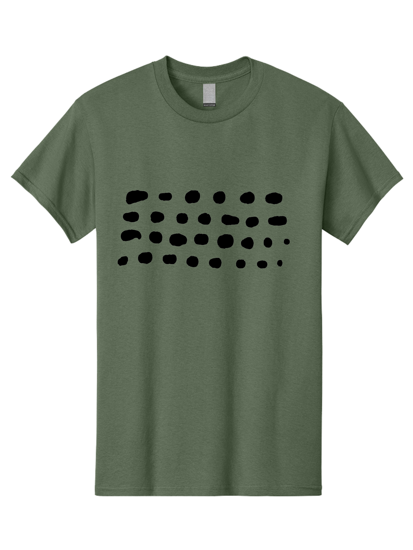 Braille-Text Men'S Graphic Tee, 100% Cotton, Comfortable Casual Summer Wear, Machine Washable, Braille Dots, Tactile Writing, Accessible Design, Assistive Technology, Visual Impairment, Disability Awareness, Raised Dots -  Aaa400