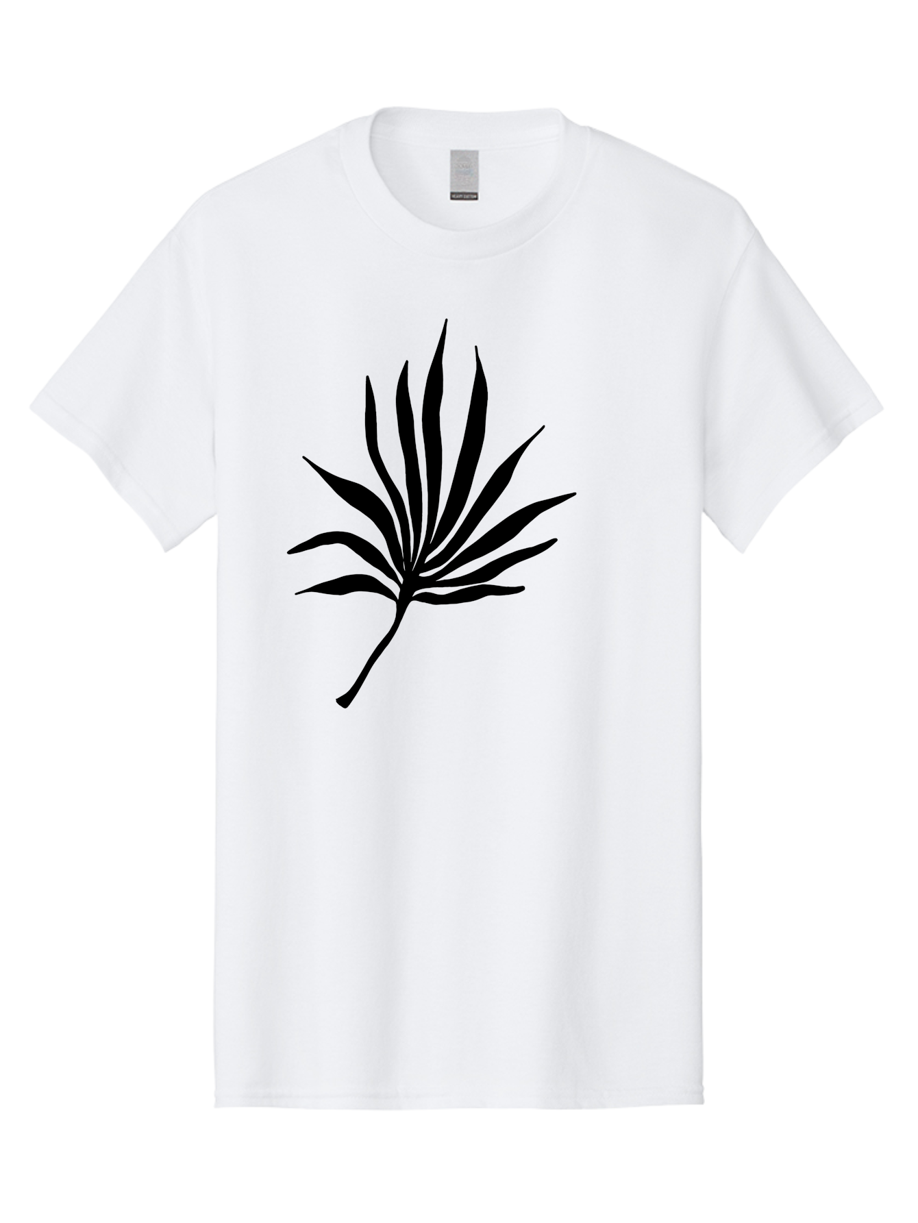 Cannabis-Leaf-3 Men'S Graphic Tee, 100% Cotton, Comfortable Casual Summer Wear, Machine Washable, Cannabis Leaf, Marijuana Leaf, Black Silhouette, Plant Illustration, Leafy Graphic, Cannabis Symbol, Weed Icon, Simple Design, Minimalist Art, -  Aaa408