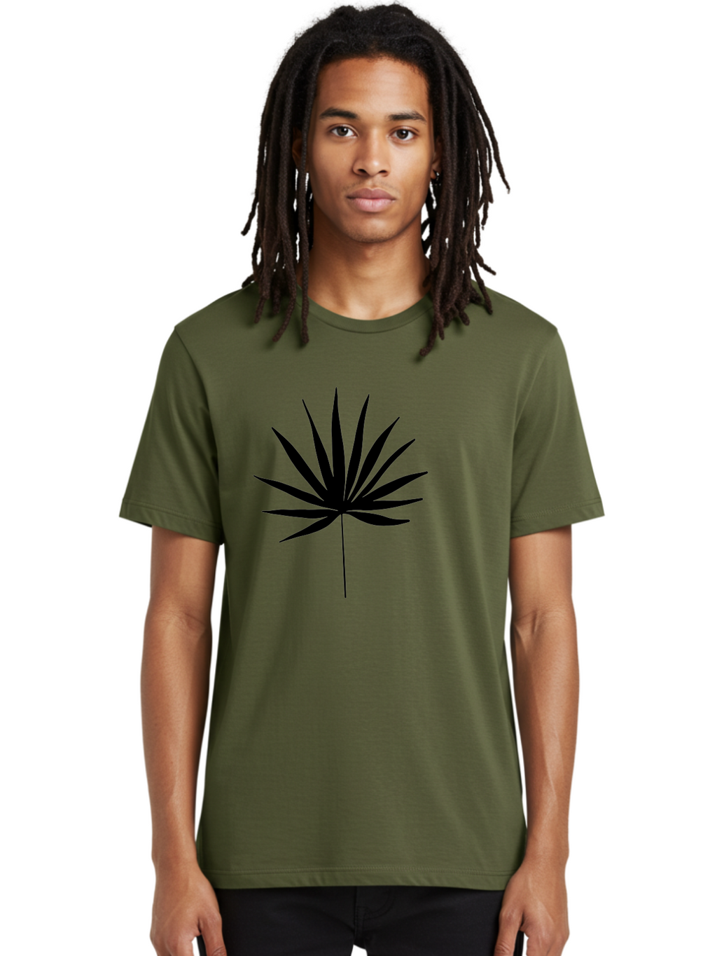 Cannabis-Leaf-4 Men'S Graphic Tee, 100% Cotton, Comfortable Casual Summer Wear, Machine Washable, Cannabis Leaf Silhouette, Marijuana Leaf Icon, Black Cannabis Symbol, Leafy Graphic Design, Cannabis Culture, Pot Leaf Artwork, -  Aaa409