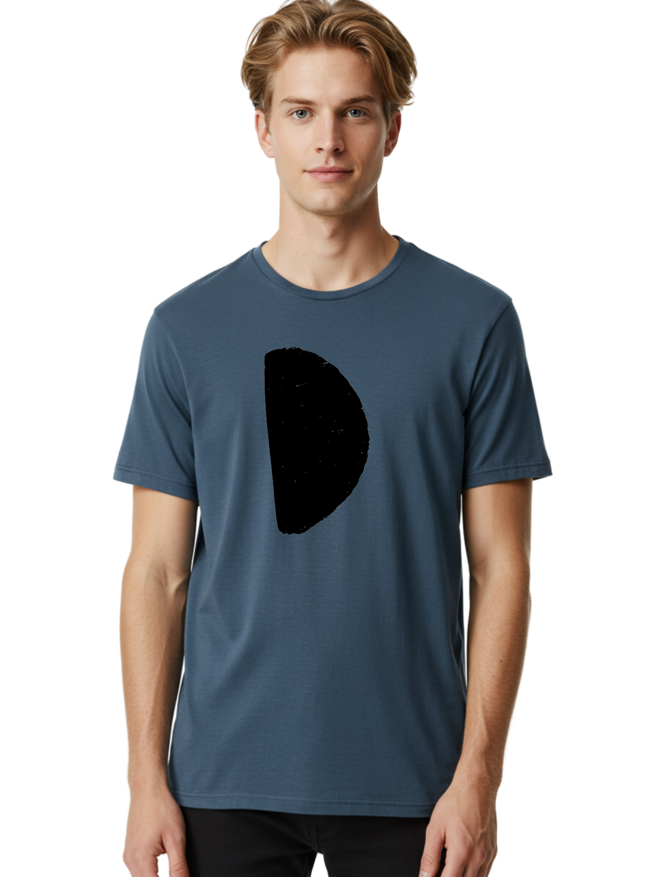 Crescent-Shape Men'S Graphic Tee, 100% Cotton, Comfortable Casual Summer Wear, Machine Washable, Pacman Character, Video Game Icon, Retro Gaming, Classic Arcade, Pixel Art, Gaming Culture, Nostalgia -  Aaa418