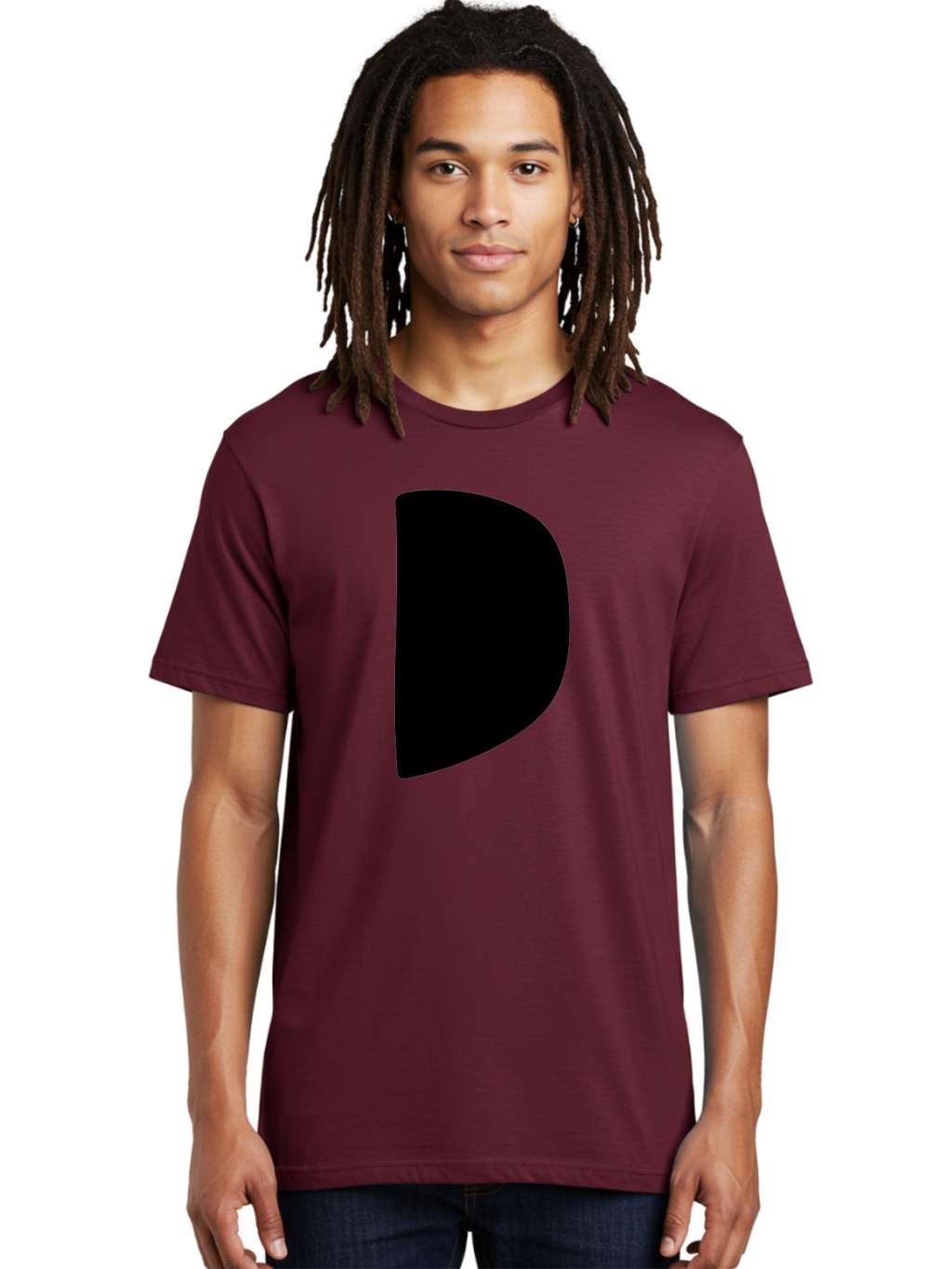 D Men'S Graphic Tee, 100% Cotton, Comfortable Casual Summer Wear, Machine Washable, Modern Typography, Bold Font, Minimalist Design, Sleek Lettering, Simple Shapes, Graphic Design Elements, Abstract Art, Black And Green Color Scheme -  Aaa421