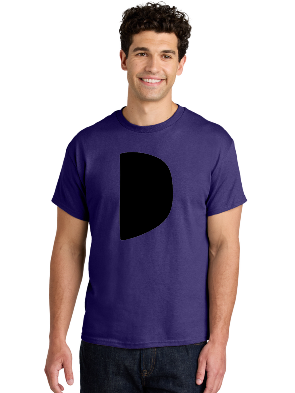 D Men'S Graphic Tee, 100% Cotton, Comfortable Casual Summer Wear, Machine Washable, Modern Typography, Bold Font, Minimalist Design, Sleek Lettering, Simple Shapes, Graphic Design Elements, Abstract Art, Black And Green Color Scheme -  Aaa421