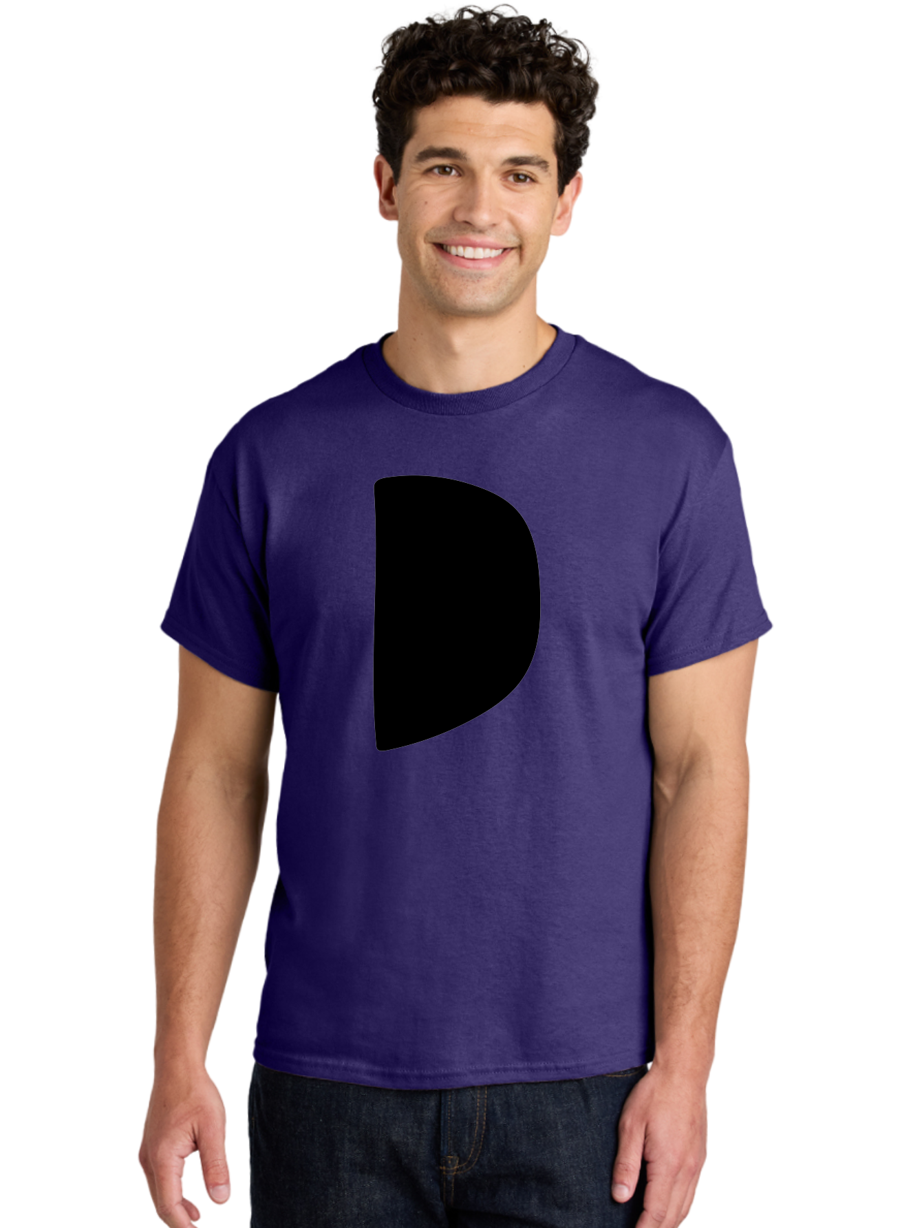 D Men'S Graphic Tee, 100% Cotton, Comfortable Casual Summer Wear, Machine Washable, Modern Typography, Bold Font, Minimalist Design, Sleek Lettering, Simple Shapes, Graphic Design Elements, Abstract Art, Black And Green Color Scheme -  Aaa421