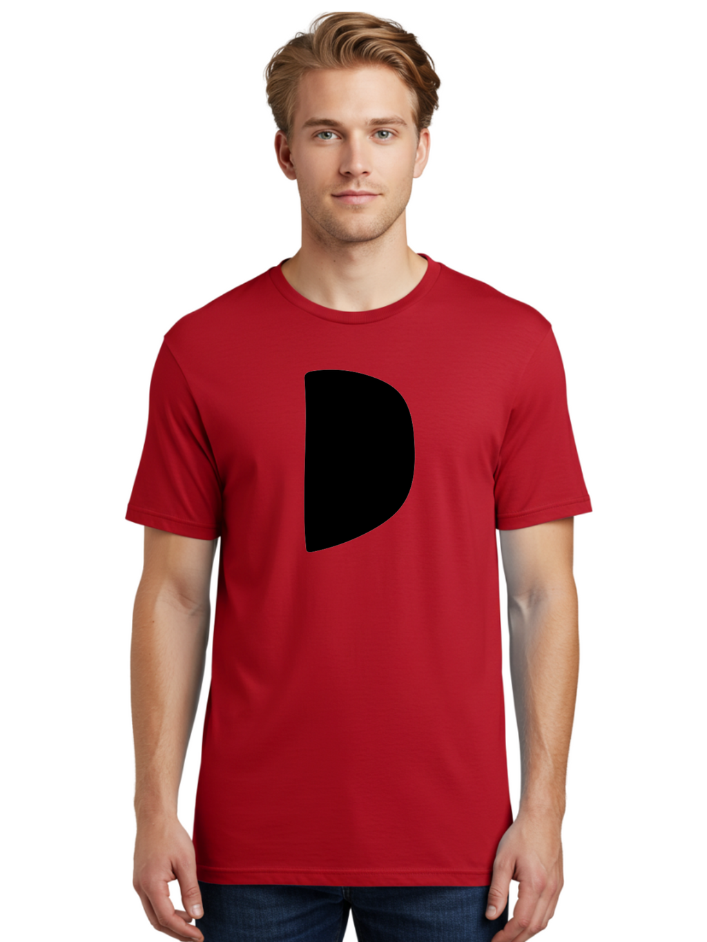 D Men'S Graphic Tee, 100% Cotton, Comfortable Casual Summer Wear, Machine Washable, Modern Typography, Bold Font, Minimalist Design, Sleek Lettering, Simple Shapes, Graphic Design Elements, Abstract Art, Black And Green Color Scheme -  Aaa421
