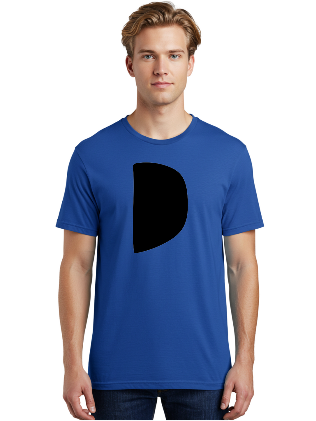 D Men'S Graphic Tee, 100% Cotton, Comfortable Casual Summer Wear, Machine Washable, Modern Typography, Bold Font, Minimalist Design, Sleek Lettering, Simple Shapes, Graphic Design Elements, Abstract Art, Black And Green Color Scheme -  Aaa421