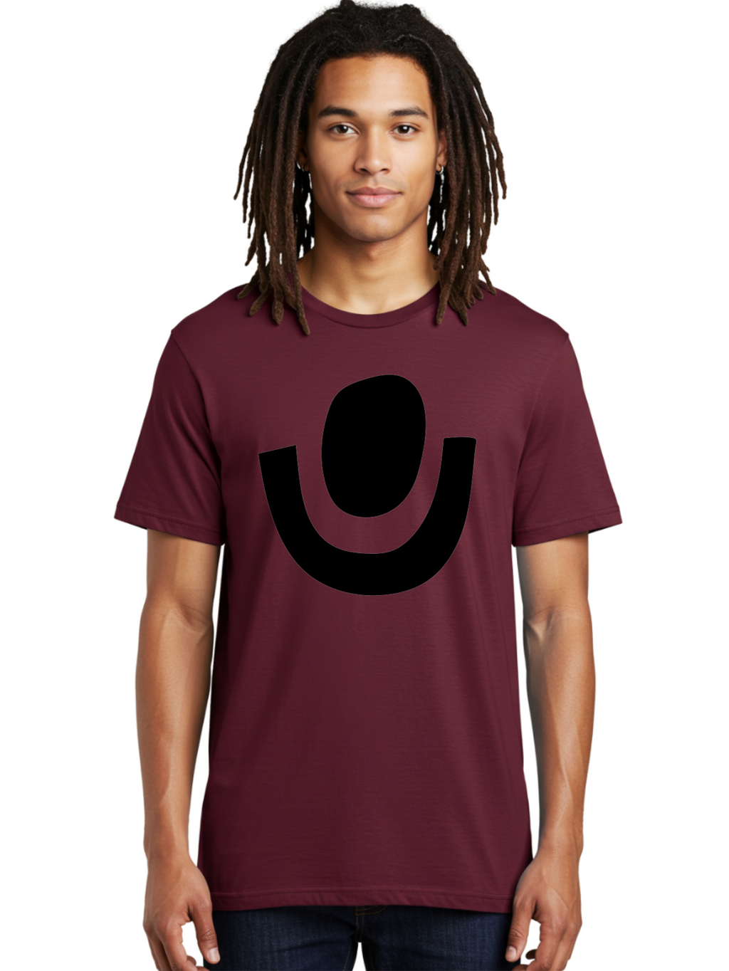 Microphone-Icon Men'S Graphic Tee, 100% Cotton, Comfortable Casual Summer Wear, Machine Washable, Microphone Icon, Voice Recording, Podcasting, Music, Audio Equipment, Black Silhouette, Simple Design, Modern Logo -  Aaa464