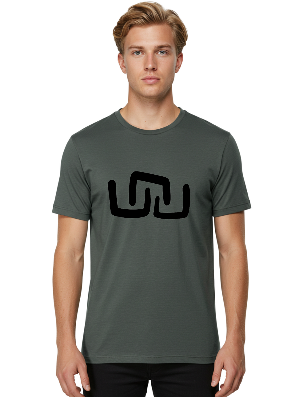 Mt Men'S Graphic Tee, 100% Cotton, Comfortable Casual Summer Wear, Machine Washable, Stylized Letters, Bold Font, Abstract Design, Modern Typography, Minimalist Art, Sleek Lines, Simple Shapes -  Aaa469