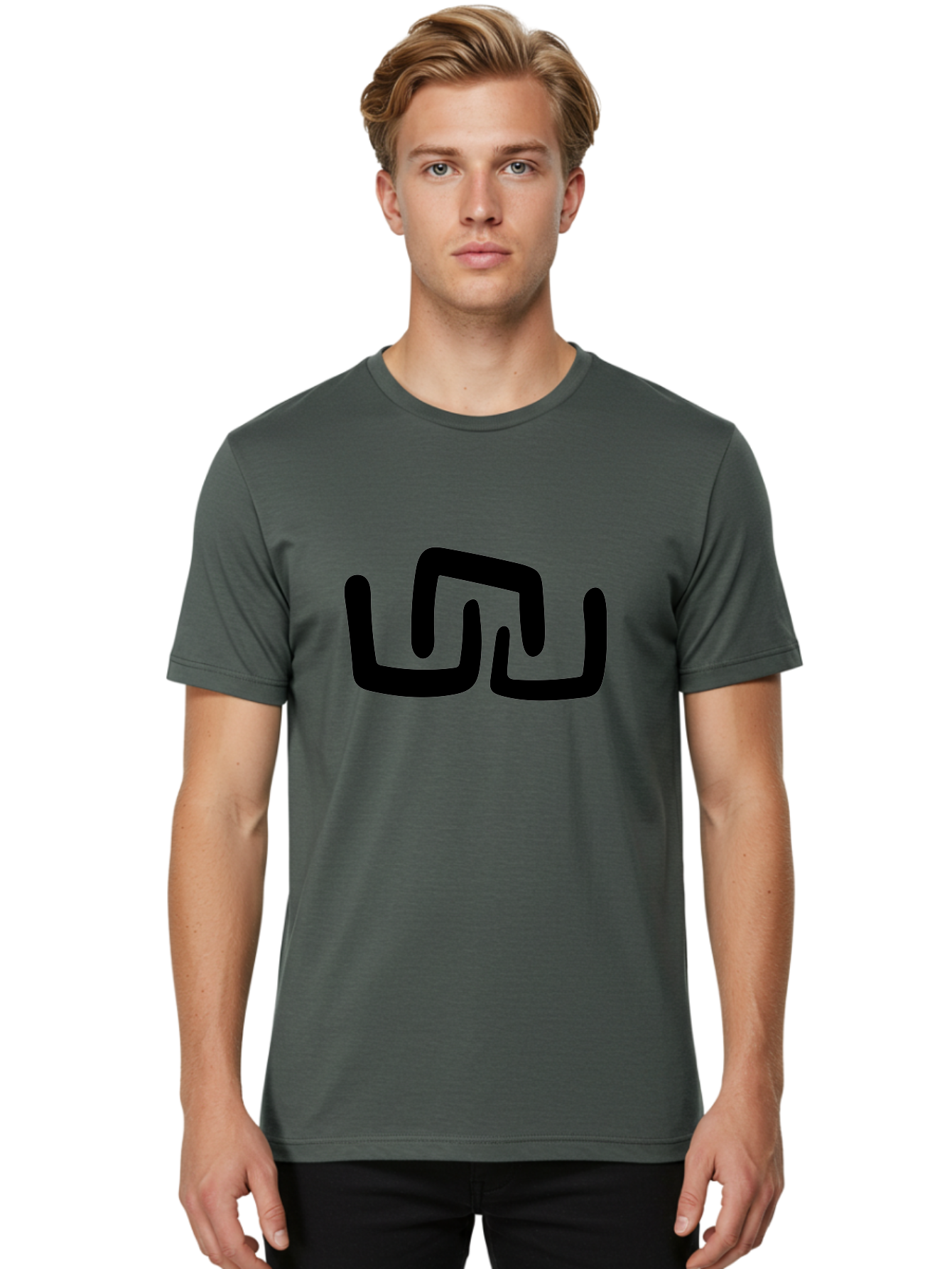 Mt Men'S Graphic Tee, 100% Cotton, Comfortable Casual Summer Wear, Machine Washable, Stylized Letters, Bold Font, Abstract Design, Modern Typography, Minimalist Art, Sleek Lines, Simple Shapes -  Aaa469