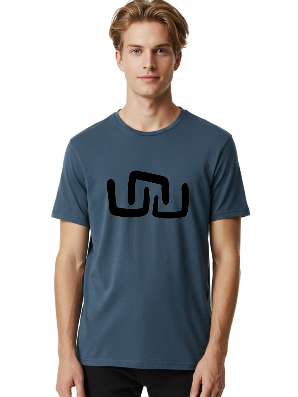 Mt Men'S Graphic Tee, 100% Cotton, Comfortable Casual Summer Wear, Machine Washable, Stylized Letters, Bold Font, Abstract Design, Modern Typography, Minimalist Art, Sleek Lines, Simple Shapes -  Aaa469
