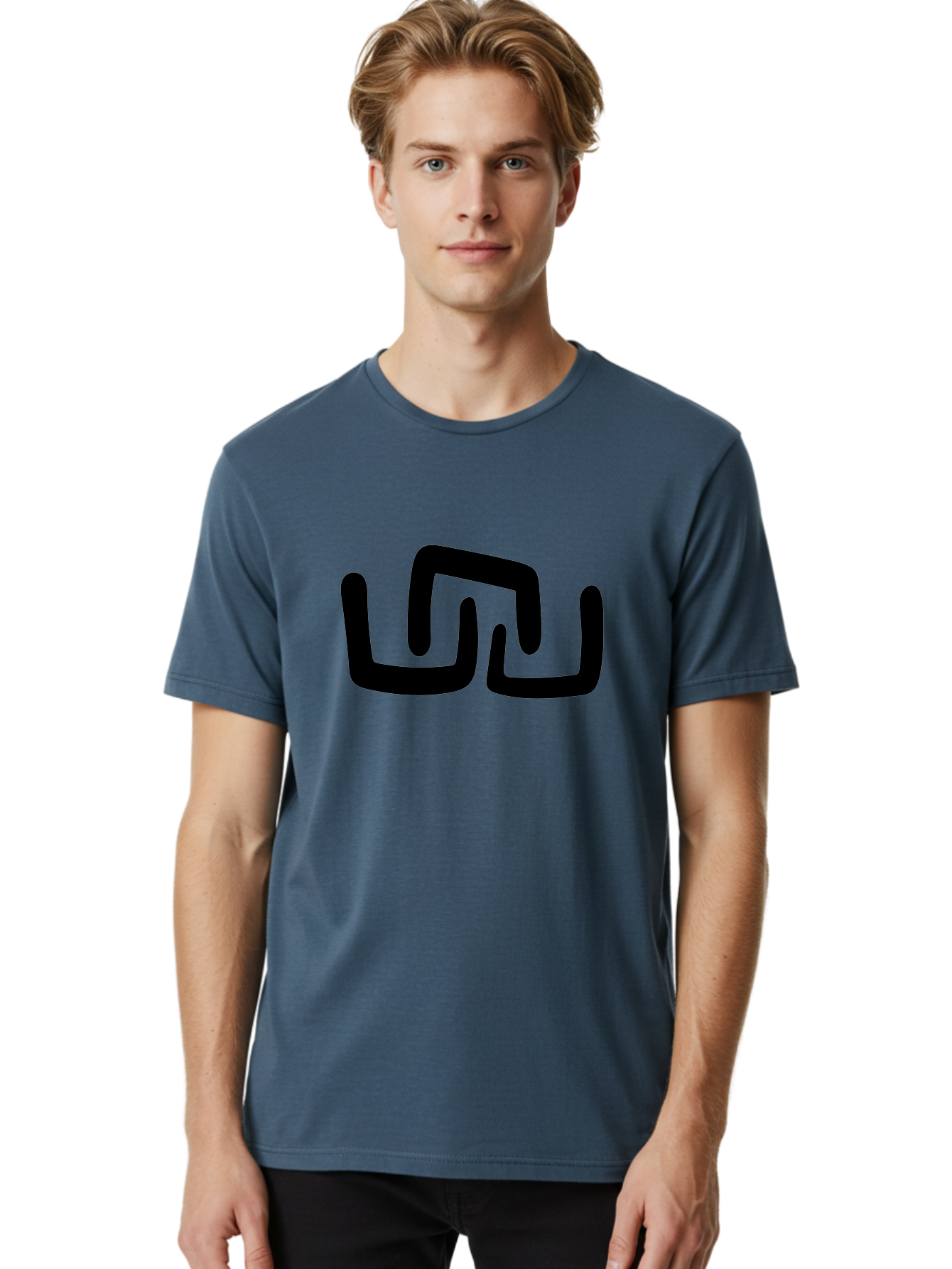 Mt Men'S Graphic Tee, 100% Cotton, Comfortable Casual Summer Wear, Machine Washable, Stylized Letters, Bold Font, Abstract Design, Modern Typography, Minimalist Art, Sleek Lines, Simple Shapes -  Aaa469