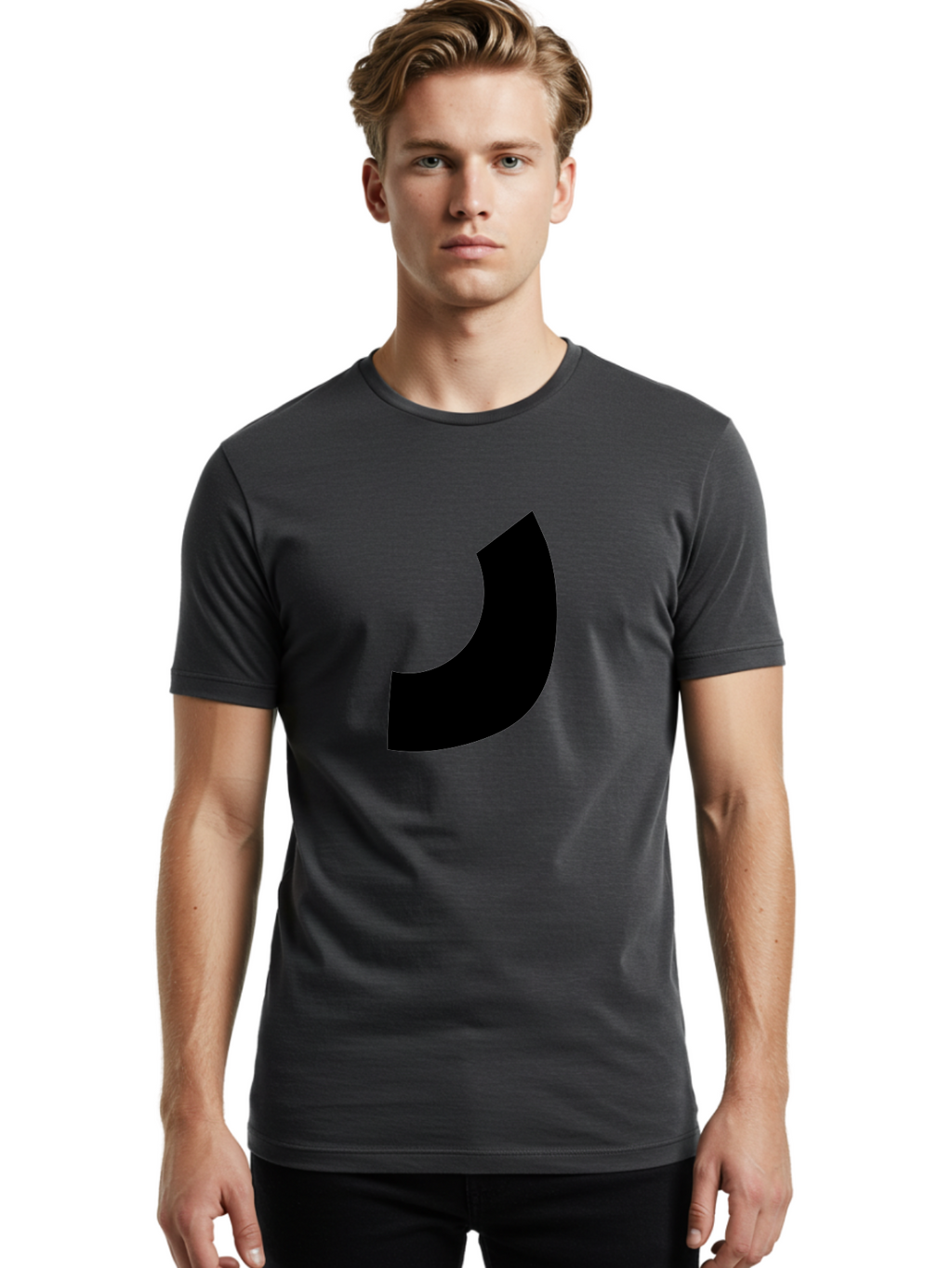 Pac-Man-Logo Men'S Graphic Tee, 100% Cotton, Comfortable Casual Summer Wear, Machine Washable, Pac-Man Logo, Gaming Icon, Retro Arcade, Classic Video Game, Yellow Character, Simple Design, Bold Graphics -  Aaa474