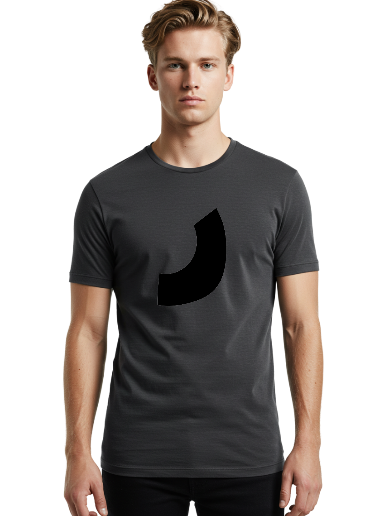 Pac-Man-Logo Men'S Graphic Tee, 100% Cotton, Comfortable Casual Summer Wear, Machine Washable, Pac-Man Logo, Gaming Icon, Retro Arcade, Classic Video Game, Yellow Character, Simple Design, Bold Graphics -  Aaa474