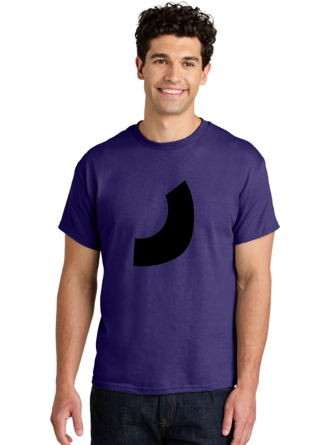 Pac-Man-Logo Men'S Graphic Tee, 100% Cotton, Comfortable Casual Summer Wear, Machine Washable, Pac-Man Logo, Gaming Icon, Retro Arcade, Classic Video Game, Yellow Character, Simple Design, Bold Graphics -  Aaa474