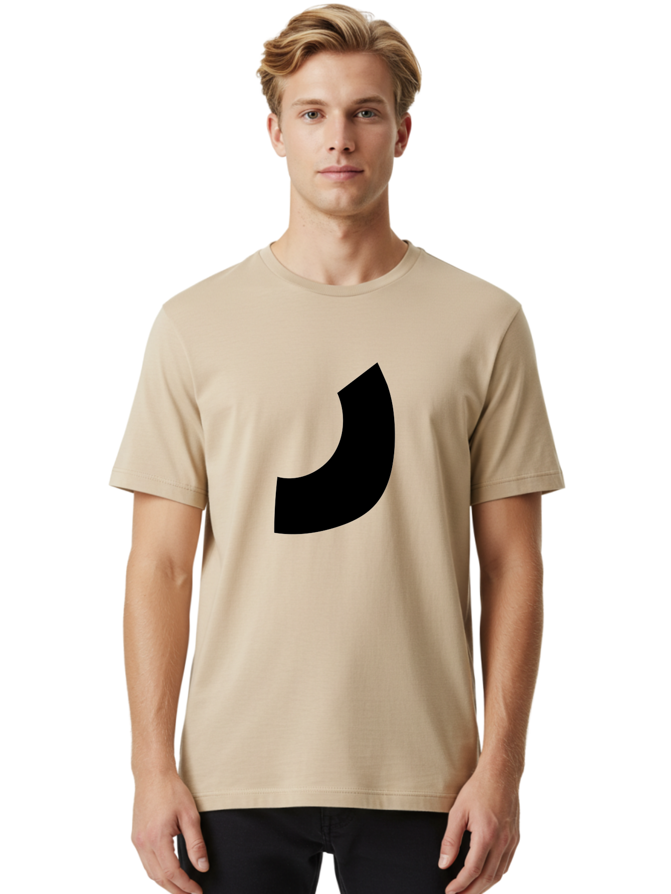 Pac-Man-Logo Men'S Graphic Tee, 100% Cotton, Comfortable Casual Summer Wear, Machine Washable, Pac-Man Logo, Gaming Icon, Retro Arcade, Classic Video Game, Yellow Character, Simple Design, Bold Graphics -  Aaa474