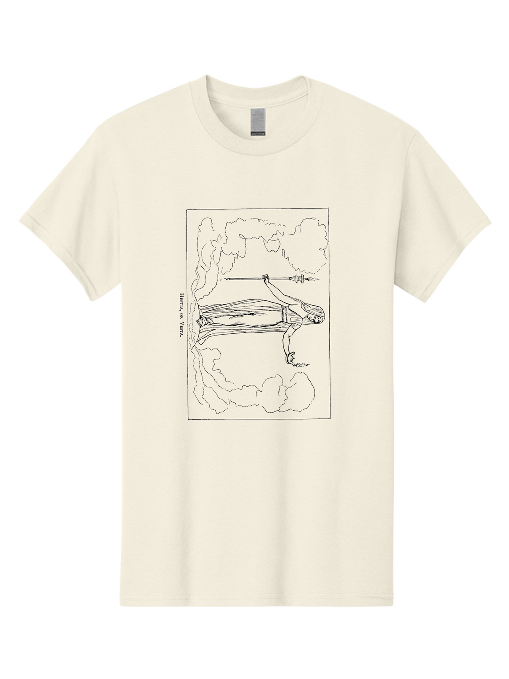 Page-Of-Swords Men'S Graphic Tee, 100% Cotton, Comfortable Casual Summer Wear, Machine Washable, Tarot Card Artwork, Page Of Swords, Sword In Hand, Clouds, Mystical Illustration, Esoteric Imagery, Symbolic Representation, Divination Theme, -  Aaa554