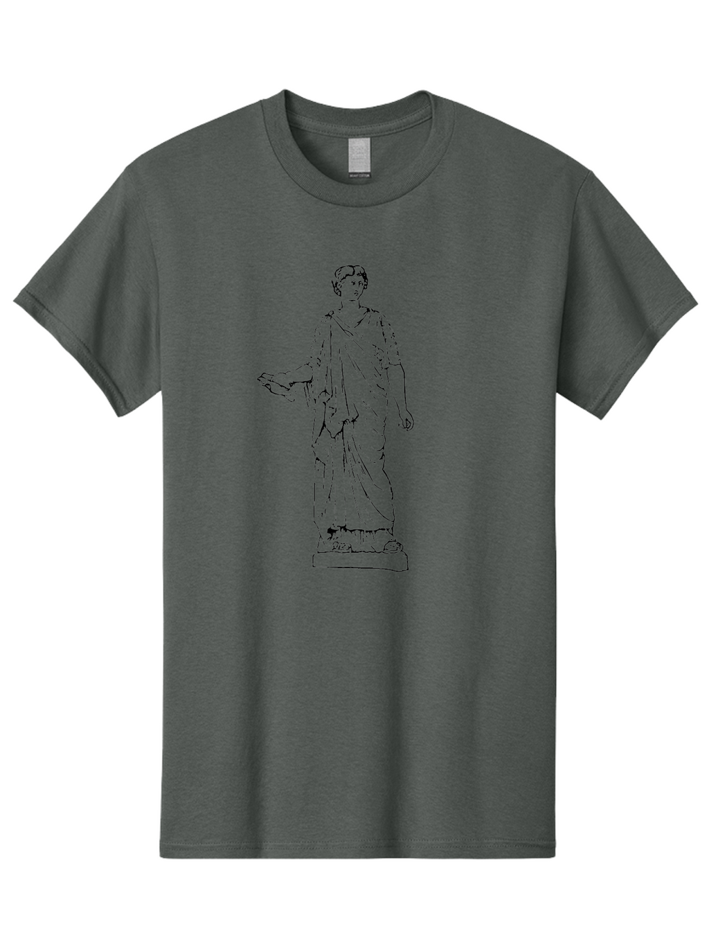 Roman-Statue Men'S Graphic Tee, 100% Cotton, Comfortable Casual Summer Wear, Machine Washable, Roman Statue, Classical Art, Marble Sculpture, Ancient Roman, Roman Toga, Historical Figure, Roman Architecture, Cultural Heritage, -  Aaa559