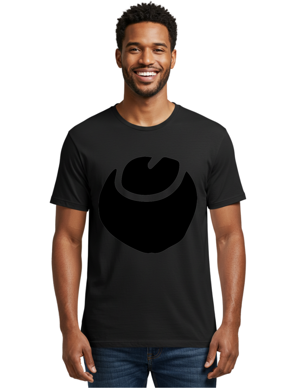 Black-Logo Men'S Graphic Tee, 100% Cotton, Comfortable Casual Summer Wear, Machine Washable, Flame Icon, Black Silhouette, Neon Green Outline, Bold Graphic, Abstract Symbol, Modern Design, Fire Emblem -  Aaa583