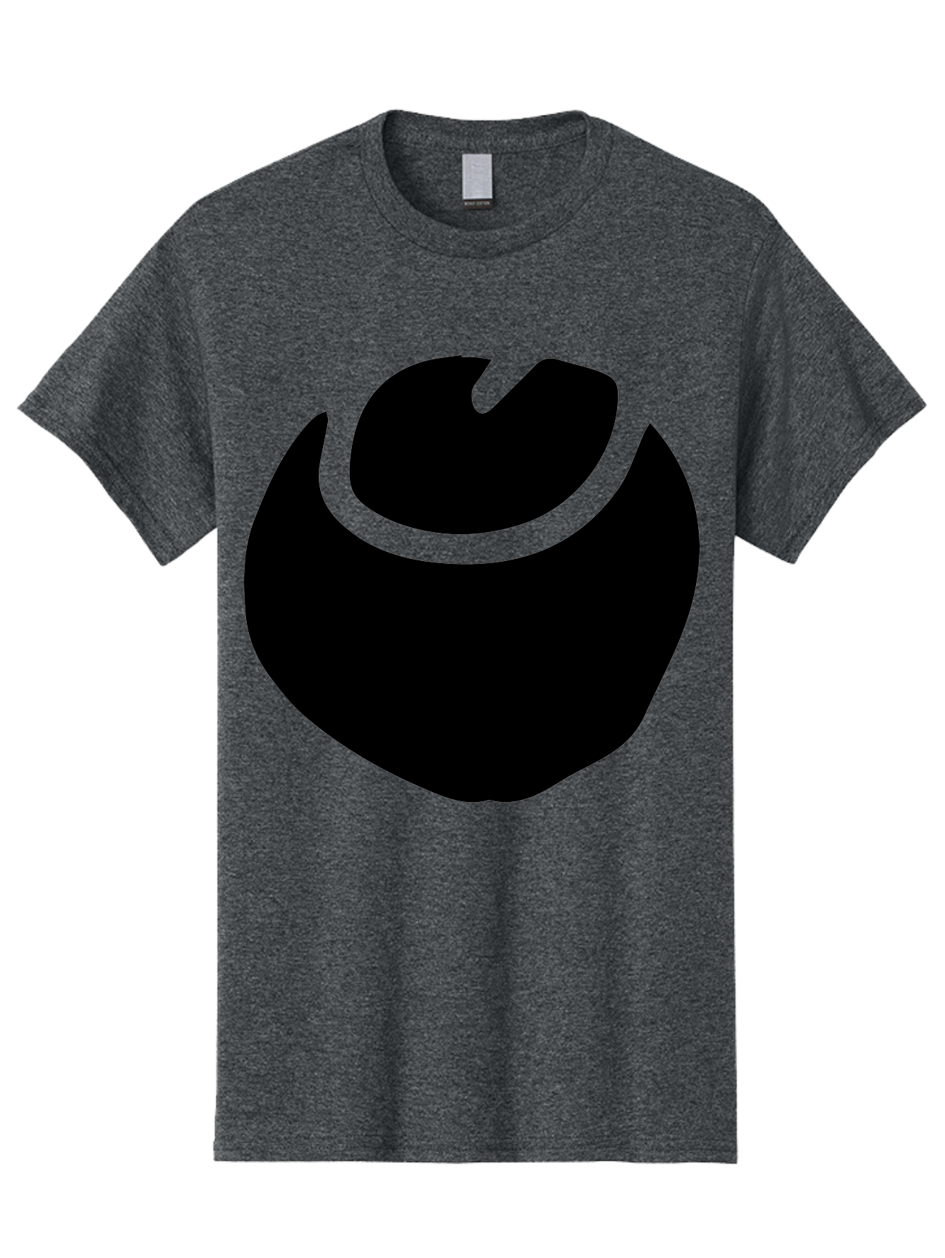 Black-Logo Men'S Graphic Tee, 100% Cotton, Comfortable Casual Summer Wear, Machine Washable, Flame Icon, Black Silhouette, Neon Green Outline, Bold Graphic, Abstract Symbol, Modern Design, Fire Emblem -  Aaa583
