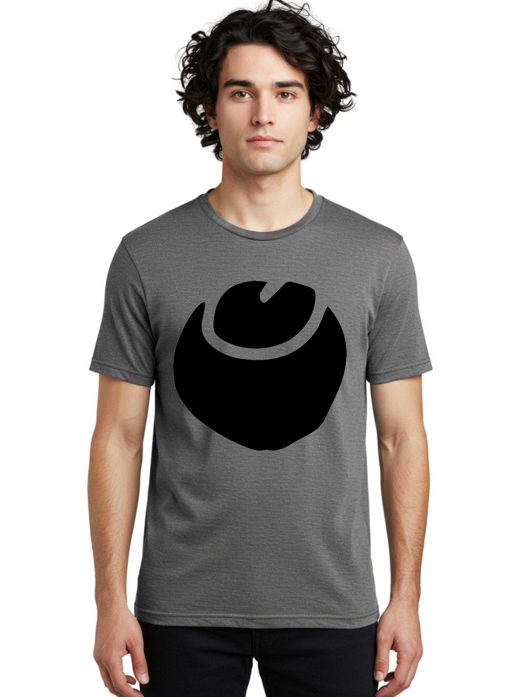Black-Logo Men'S Graphic Tee, 100% Cotton, Comfortable Casual Summer Wear, Machine Washable, Flame Icon, Black Silhouette, Neon Green Outline, Bold Graphic, Abstract Symbol, Modern Design, Fire Emblem -  Aaa583