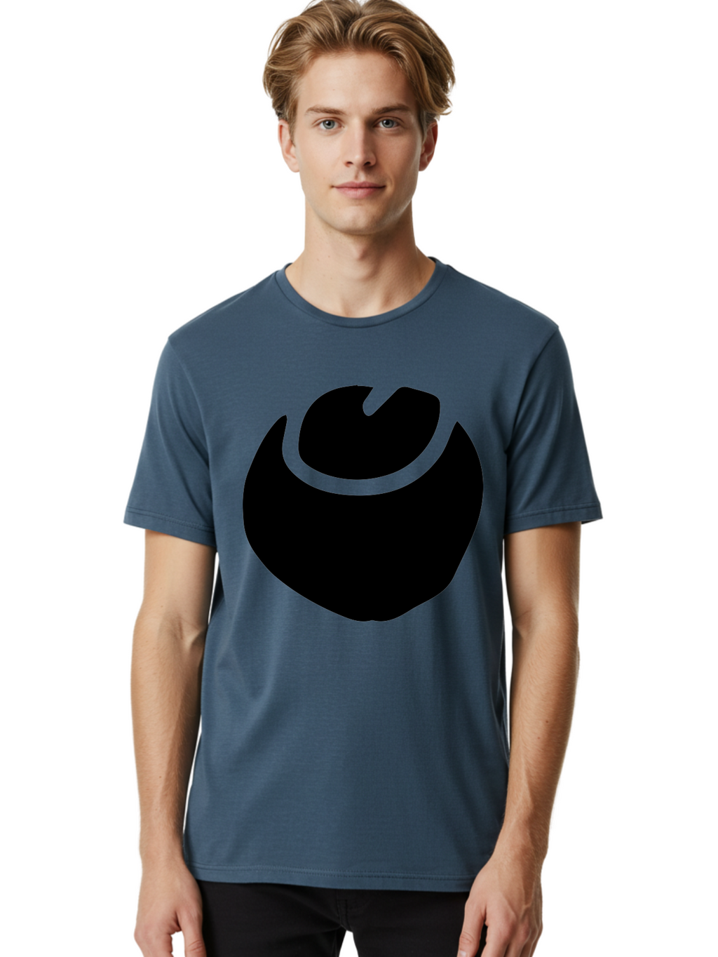 Black-Logo Men'S Graphic Tee, 100% Cotton, Comfortable Casual Summer Wear, Machine Washable, Flame Icon, Black Silhouette, Neon Green Outline, Bold Graphic, Abstract Symbol, Modern Design, Fire Emblem -  Aaa583