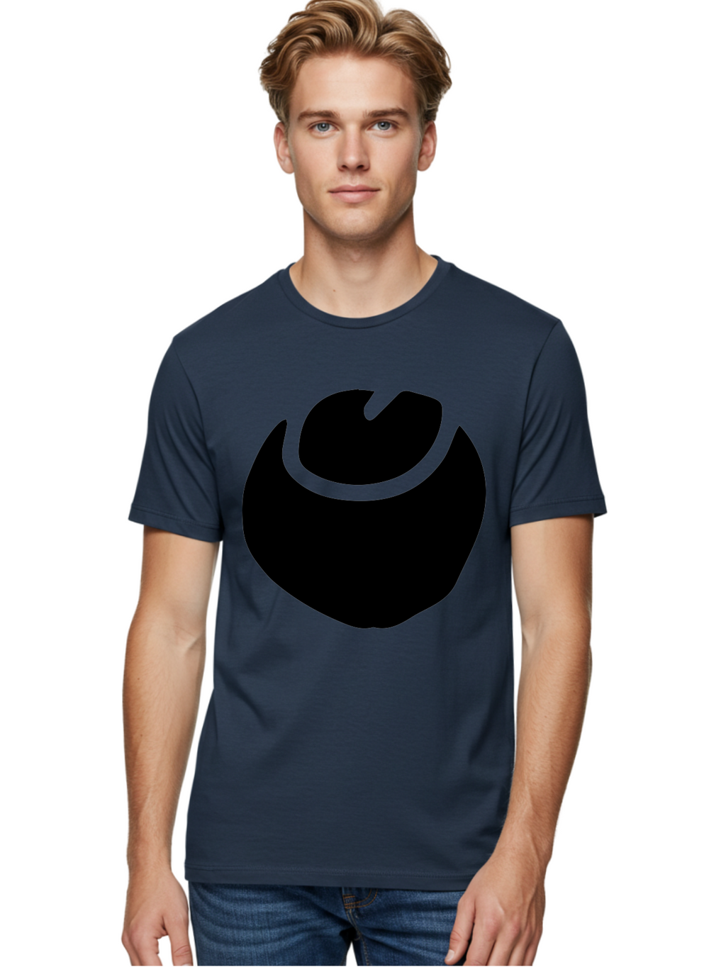Black-Logo Men'S Graphic Tee, 100% Cotton, Comfortable Casual Summer Wear, Machine Washable, Flame Icon, Black Silhouette, Neon Green Outline, Bold Graphic, Abstract Symbol, Modern Design, Fire Emblem -  Aaa583
