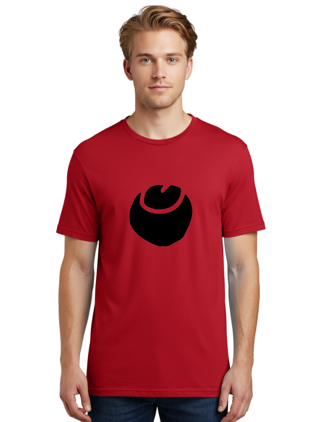 Black-Logo Men'S Graphic Tee, 100% Cotton, Comfortable Casual Summer Wear, Machine Washable, Flame Icon, Black Silhouette, Neon Green Outline, Bold Graphic, Abstract Symbol, Modern Design, Fire Emblem -  Aaa583