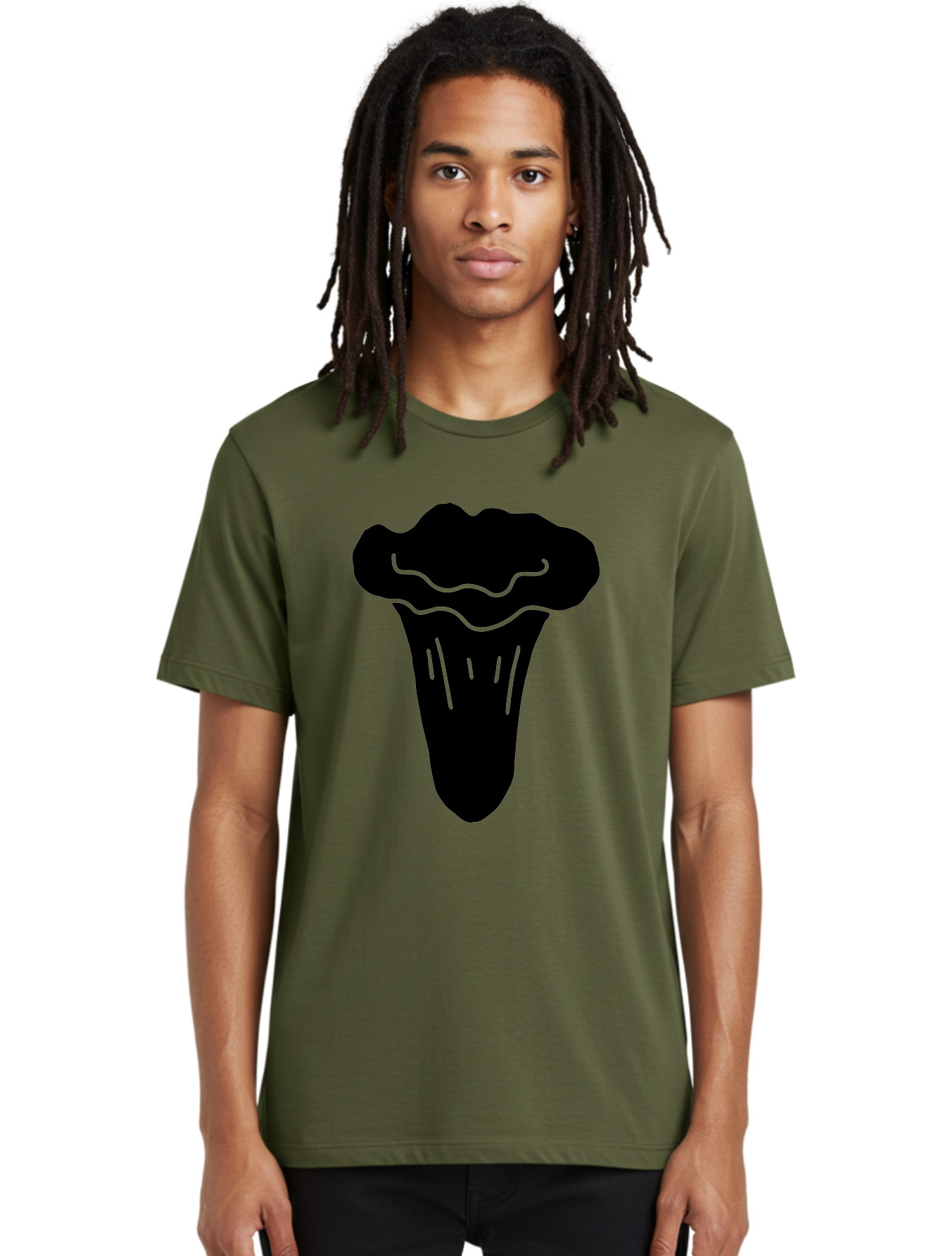 Ice-Cream-Cone Men'S Graphic Tee, 100% Cotton, Comfortable Casual Summer Wear, Machine Washable, Ice Cream Cone, Sweet Treat, Dessert Icon, Frozen Delight, Tasty Illustration, Simple Design, Minimalist Art, Neon Green Accents -  Aaa600