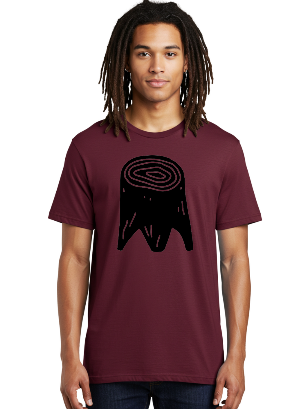 Tooth Men'S Graphic Tee, 100% Cotton, Comfortable Casual Summer Wear, Machine Washable, Black Tooth Silhouette, Dental Anatomy, Tooth Illustration, Abstract Tooth Design, Simple Graphics, Minimalist Art, Neon Green Outline, -  Aaa613