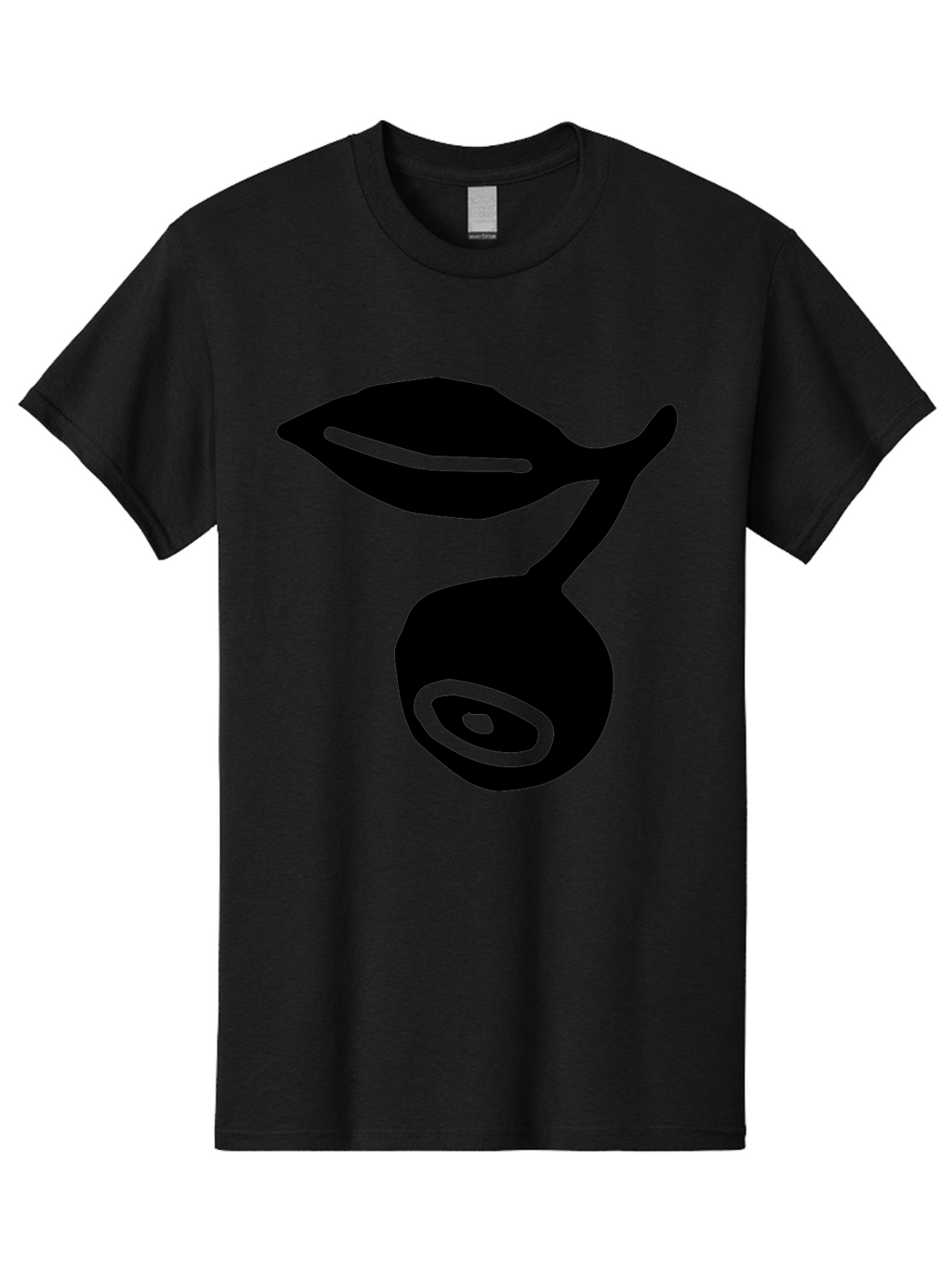 Whale Men'S Graphic Tee, 100% Cotton, Comfortable Casual Summer Wear, Machine Washable, Stylized Whale Silhouette, Abstract Art, Minimalist Design, Black And Green Color Scheme, Ocean Creature, Sea Animal, Modern Illustration, Simple Shapes -  Aaa617