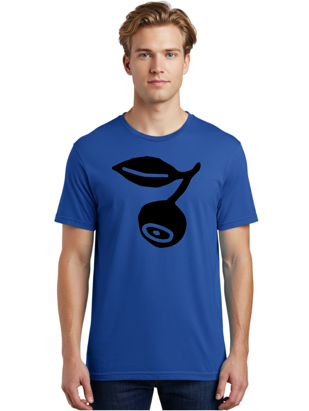 Whale Men'S Graphic Tee, 100% Cotton, Comfortable Casual Summer Wear, Machine Washable, Stylized Whale Silhouette, Abstract Art, Minimalist Design, Black And Green Color Scheme, Ocean Creature, Sea Animal, Modern Illustration, Simple Shapes -  Aaa617