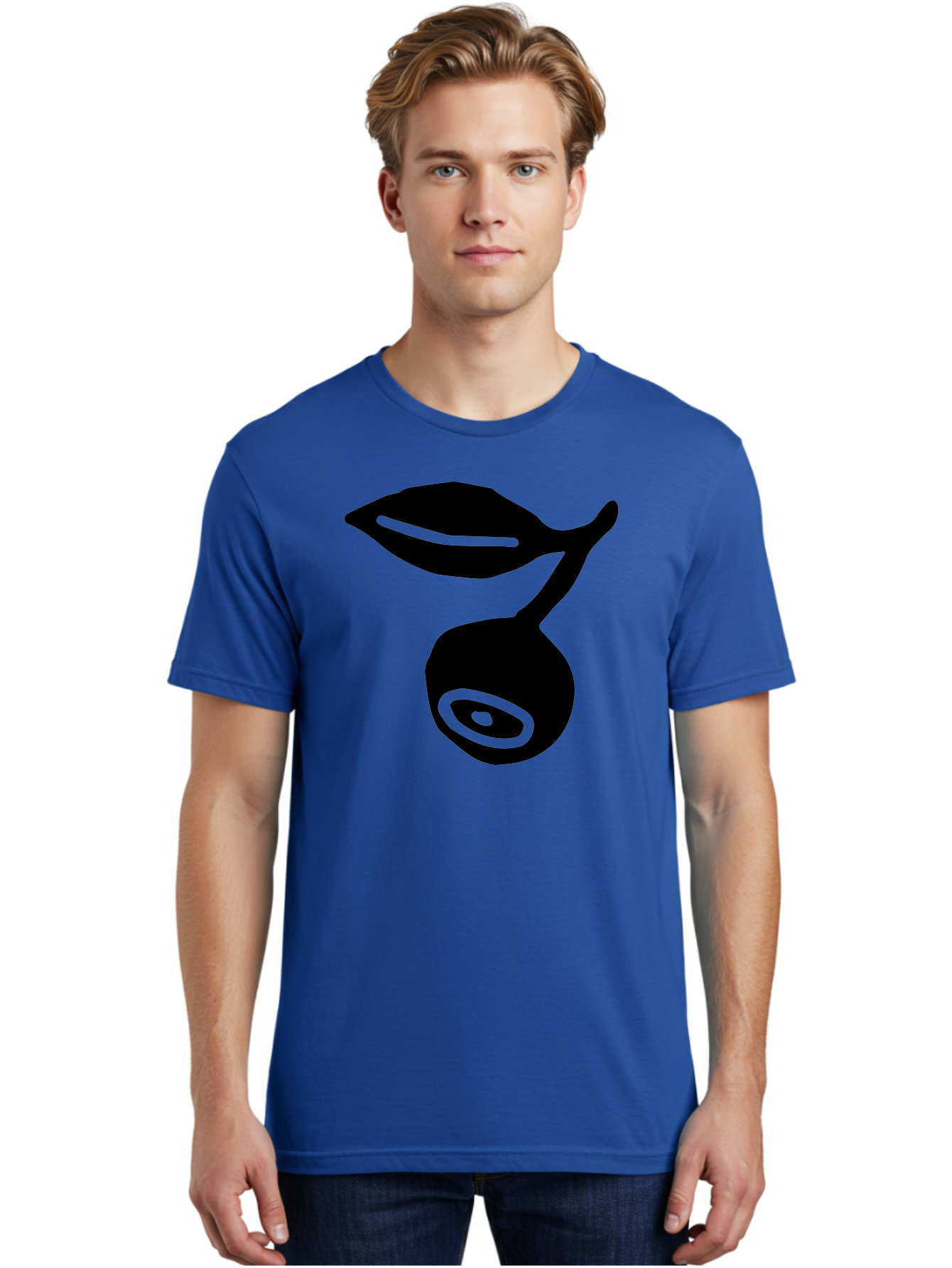 Whale Men'S Graphic Tee, 100% Cotton, Comfortable Casual Summer Wear, Machine Washable, Stylized Whale Silhouette, Abstract Art, Minimalist Design, Black And Green Color Scheme, Ocean Creature, Sea Animal, Modern Illustration, Simple Shapes -  Aaa617